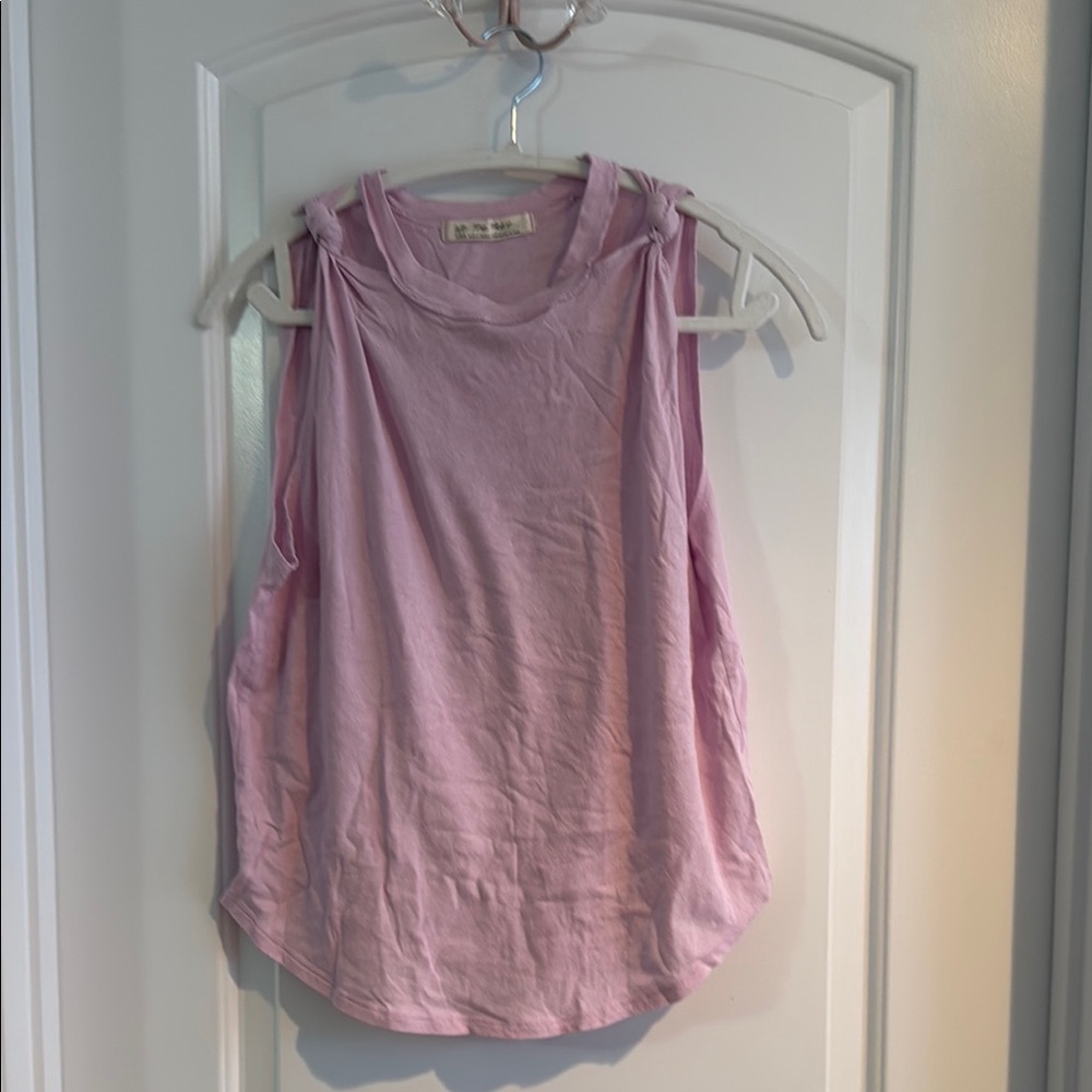 Pink Sleeveless Top